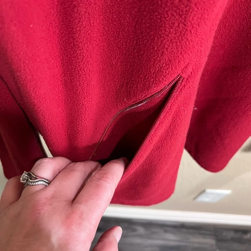 Peter Millar Men's Bold Red Zip-Up Sweater